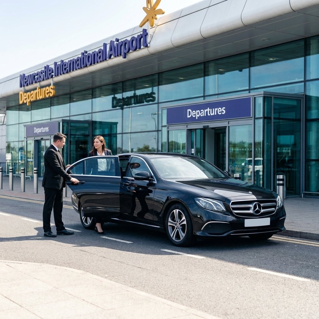 Newcastle airport drop off services 